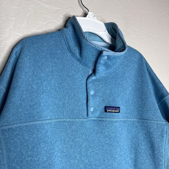 Patagonia  Better Sweater Aqua Blue Fleece Outdoor Pullover Jacket Womens XL - Picture 2 of 11